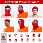 SATINIOR 12 Pieces Summer Neck Gaiter Sun Protection Neck Gaiter Scarf UV Protection Balaclava Face Clothing for Outdoor Cycling