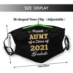 Senior Class Of 2021 Print Face Mask-Adjustable Ear Loops Unisex Gifts For Men&Women Balaclava Bandana