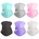 UV Protection Face Cover Mask Cooling Touch Neck Gaiter Windproof Scarf Cool Bandana Balaclava Breathable Headwear Headband