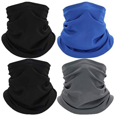 Valleycomfy Neck Gaiter Face Mask Bandana Face Mask Washable Face Coverings for Men Sun Dust Protection Cloth Face Masks