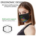 XILI-HUALA Reusable Half Face Mouth Protection Anti-Dust Facial Bandana for Outdoor 3 Pack