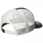 ARIAT Mens Hat Baseball Cap Mesh Back Logo Patch Gray Tweed Snapback