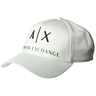 AX Armani Exchange Men's Logo Hat  Black  One Size