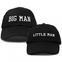 DALIX Big Man Little Man Hat Father Son Matching Cap Fun Gifts