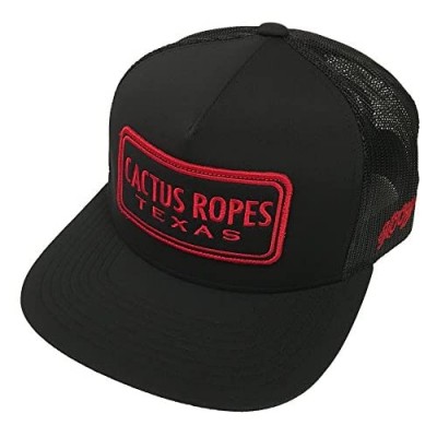 HOOEY Cactus Ropes Red/Black Adjustable Snapback Hat