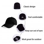 LANGZHEN Unisex Baseball Cap 100% Cotton Fits Men Women Washed Denim Adjustable Dad Hat