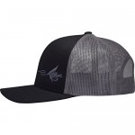 LINDO Trucker Hat - Fly Fishing (Black/Graphite)