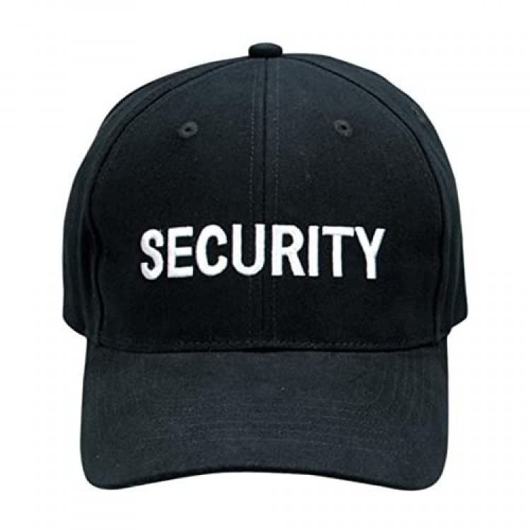 Rothco Low Profile Cap - Black/Security - White