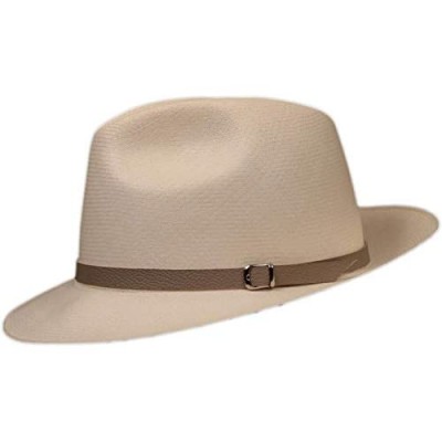 (1" & .5") Embossed Patterned Leather Panama Hat Band