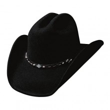 Bullhide Montecarlo Wagoneer Wool Hat Black Large
