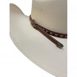 Cattleman Classic Beige Canvas Cowboy Hat with Elastic Band