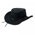 CHAPEAU TRIBE Shapeable Leather Western Cowboy Hat