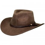 Outback Trading Company Men's 1153 Forbes Water-Repellent UV-Protective Australian Wool Western Cowboy Hat