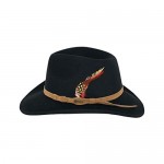Outback Trading Company Men's 1321 Randwick Water-Repellent Crushable UPF 50 Australian Wool Western Cowboy Hat