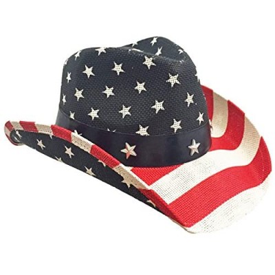 Port Classic American Flag Cowboy Hat