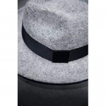 ByTheR Mens Premium Woolen Classic Gentlemen Detachable Ribbon Fedora Hat