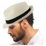 EPOCH Unisex Basic Cool Lightweight Summer Derby Fedora Trilby Adjustable Hat