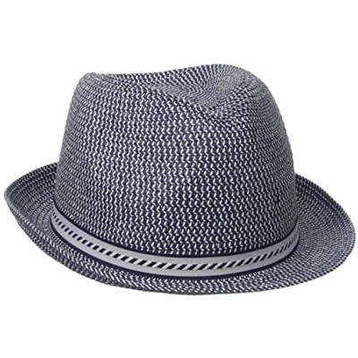 Henschel Men's Crushable Fedora with Braided Strips