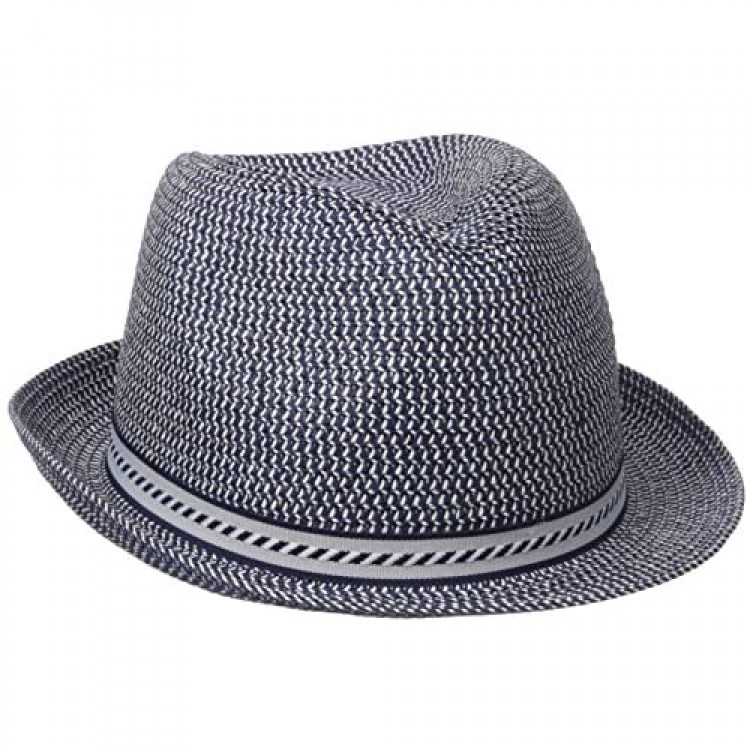 Henschel Men's Crushable Fedora with Braided Strips