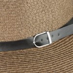 Mens Wide Brim Sun Straw Hat Roll up Floppy Packable Fedora Hat Straw Cowboy Hat