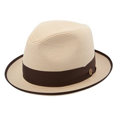 Stetson Men's Latte Florentine Milan Straw Hat