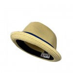 The Hatter Men Women Unisex Cool Summer Straw Sun Beach Upbrim Upturn Fedora Hat Cap