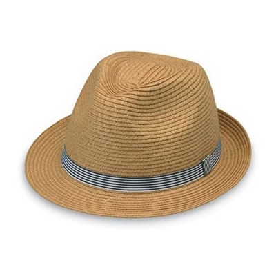 Wallaroo Hat Company Trilogy Trilby – Natural – Unisex  Designed in Australia.