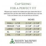 Biddy Murphy Ear Flap Cap Slim Fit Flat Cap for Men with Tuck-Away Flaps 100% Wool Irish Made