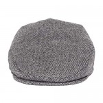 FEINION Men Wool Tweed Newsboy Cap Ivy Hat Irish Flat Cap