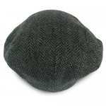 Mucros Weavers Kerry Cap Irish Hat for Men Herringbone Wool