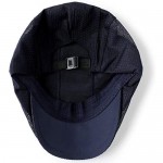 PORSYOND Men Breathable Mesh Summer Hat Newsboy Hat Beret Cabbie Ivy Cap Gatsby Flat Cap