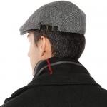 Sumolux Mens Newsboy Cap Winter Beret Hat Cabbie Flat Cap