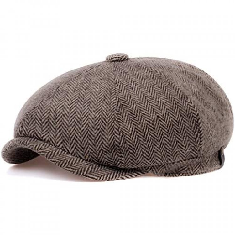 VORON Newsboy Caps Cotton Flat Hats for Men Lvy Cap Golf Adjustable Driving hat…