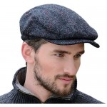 Wool Flat Cap Traditional Style Made in Ireland Gray