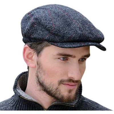Wool Flat Cap  Traditional Style  Made in Ireland  Gray