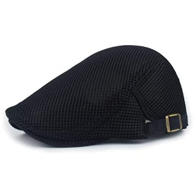 ZARSIO Men Breathable Mesh Summer Hat Flat Cap Gatsby Newsboy Hat Beret
