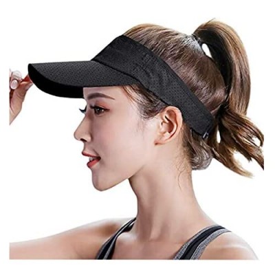 AIDIER Sun Visor Hats Women Men Adjustable Visor Quick Dry Mesh Breathable Hat Perfect for Outdoor Activities