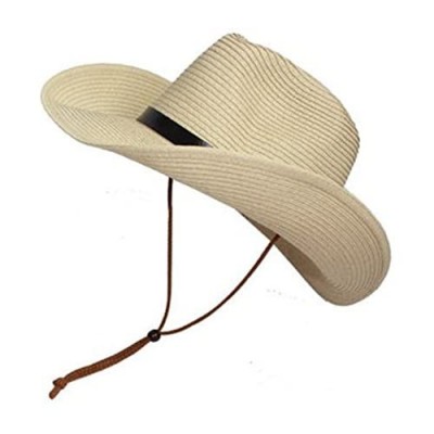 BESTOYARD Havana Hat Wide Brim Hat Summer Beach Straw Cap Sun Floppy Foldable Hats (Beige)