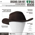 Big Weekend Sun Hat - Premium Western Style Hat with Shapeable Brim: Packable Breathable and Washable UPF 30 Sun Protection