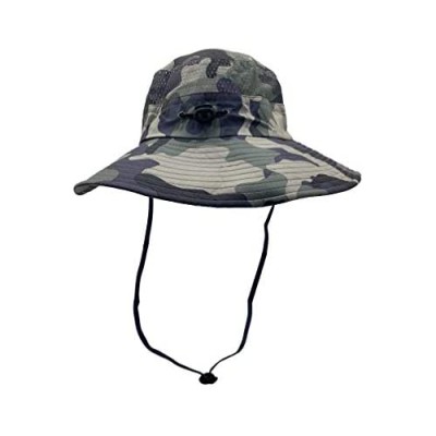 Boonie Hat for Summer Hiking  Camping  Fishing  Outdoor Operator Floppy Military Camo Sun Cap for Men or Women