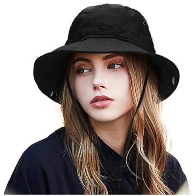FIMILU Sun Cap for Men&Women UV Sun Protection Wide Brim Bucket Hat Breathable Packable Boonie Hat Moisture Wicking Fabric