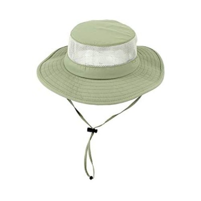 Foldable Boonie Fishing UV Sun Hat w/Vented Mesh  Hiking & Outdoor Cap  SPF 50+