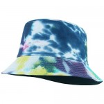 GEMVIE Sun Hat Reversible Bucket Hat for Man and Woman Color Tie Dye Summer Hat
