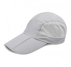 MerryJuly Outdoor Quick Dry Baseball Cap Foldable UPF 50+ with Long Bill Portable Sun Hats for Men and Women