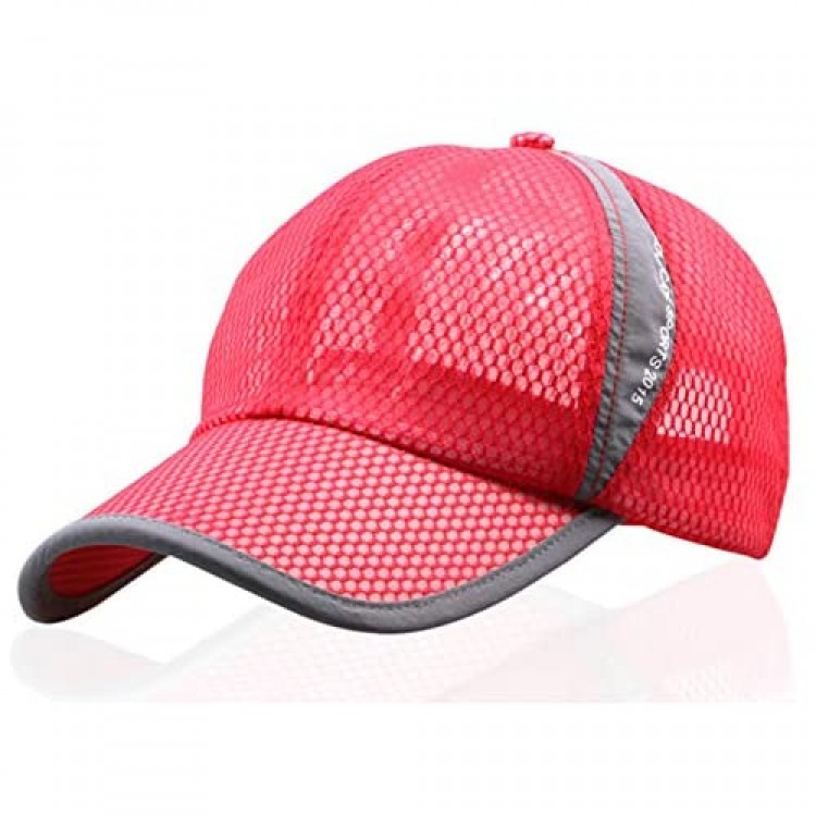 Ohrwurm Unisex Mesh Tennis Cap Outdoor Anti-UV Quick Dry Adjustable Running Baseball Hat