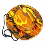 Unisex 100% Cotton Camo Bucket Hat Fishing Hunting Camping Safari Boonie Sun Summer
