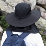 Unisex Sun Protection Hat Face Shield Full Coverage Neck Flap Cap Garden Lawn Work Sports Hiking Hats