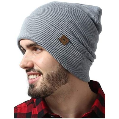 Cuffed Knit Beanie Winter Hats for Men and Women - Warm  Soft & Stretchy Daily Ribbed Lightweight Toboggan Cap