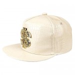 Hip Hop Hat Flat-Brimmed Hat Rock Cap Adjustable Snapback Hat for Men and Women