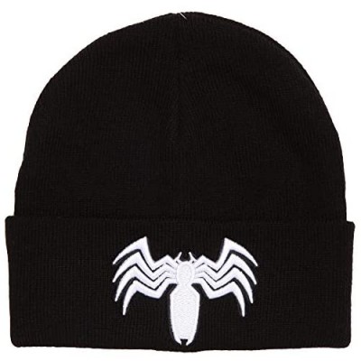 Marvel Comics Venom Spider-Man Logo Cuffed Adult Beanie Black